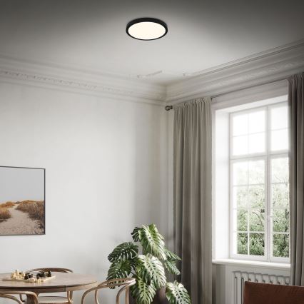 Briloner 3704-015 - Plafonnier à intensité variable RUNA LED/22W/230V 2700-6500K noir + télécommande