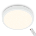 Briloner 3704-016 - Dimbare LED Plafondlamp RUNA LED/22W/230V 2700-6500K wit + afstandsbediening