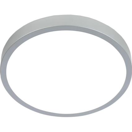 Briloner 3709-014 - Plafonier RGBW à intensité variable LED/22W/230V 4000K d. 38 cm argent + Télécommande