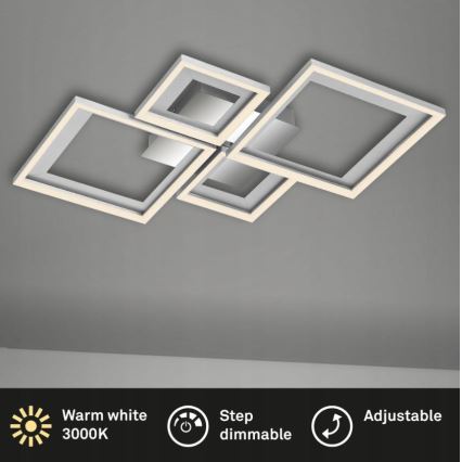 Briloner 3727-019 - Plafonnier à intensité variable LED FRAME LED/38W/230V