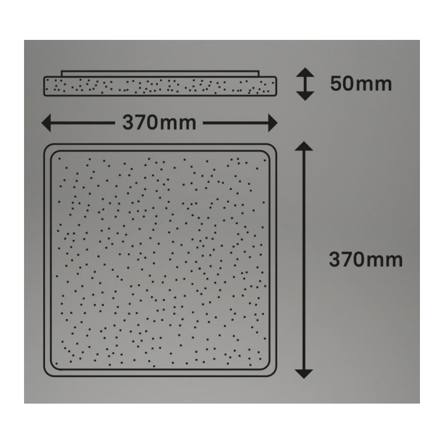 Briloner 3749-414 - Plafonnier LINO LED/24W/230V chrome mat