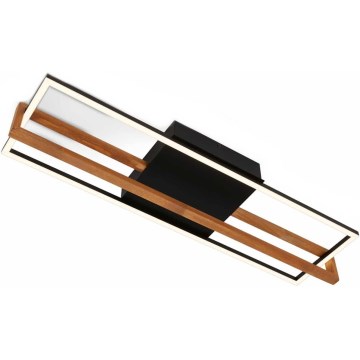 Briloner 3777-015 - LED-plafondlamp FRAME LED/21W/230V 3000K zwart