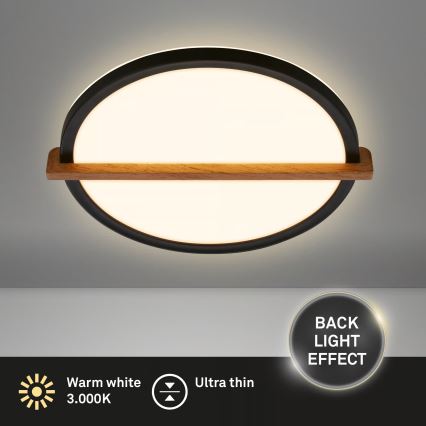 Briloner 3844015 - LED-plafondlamp, 18 W, 230 V, Ø 31,5 cm