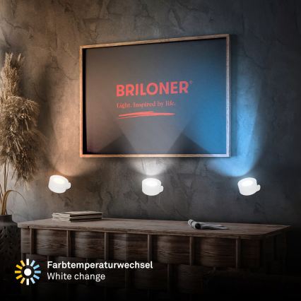 Briloner 3896016 - Applique murale LED rechargeable et dimmable TARI LED/1,6W/5V 1500 mAh, blanche