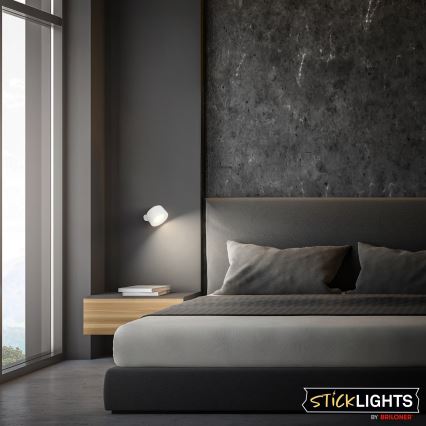 Briloner 3896016 - Dimbare oplaadbare LED-wandlamp TARI LED/1,6W/5V 1500 mAh wit