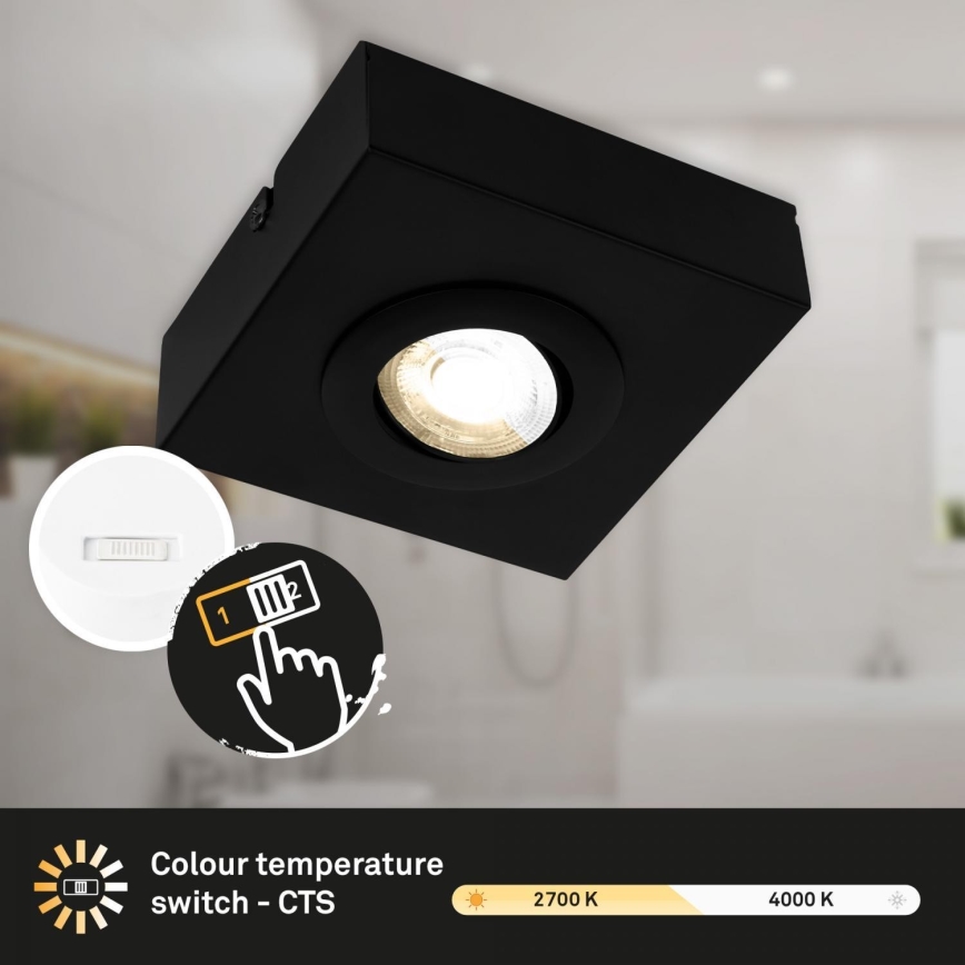 Briloner 3996015 - LED spot CTS LED/4W/230V 2700/4000K zwart