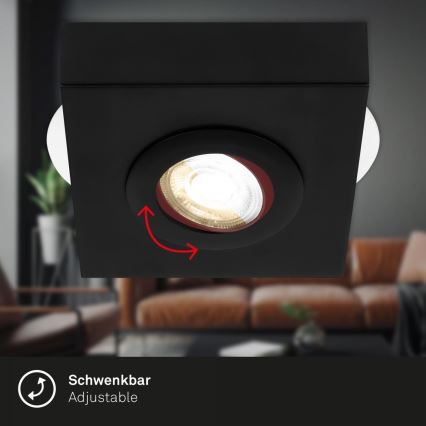 Briloner 3996015 - LED spot CTS LED/4W/230V 2700/4000K zwart