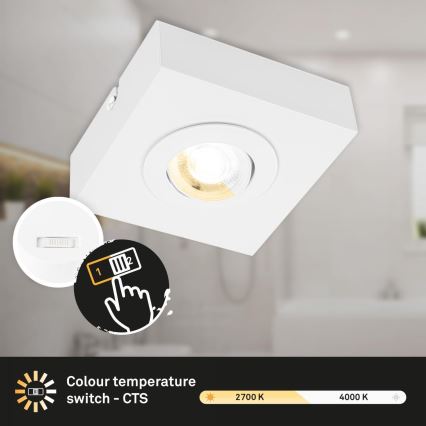 Briloner 3996016 - LED spot CTS LED/4W/230V 2700/4000K wit