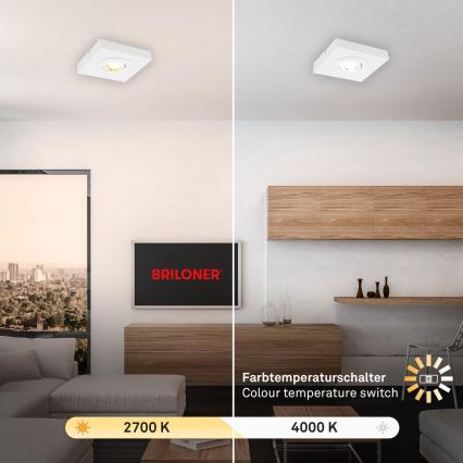 Briloner 3996016 - LED spot CTS LED/4W/230V 2700/4000K wit
