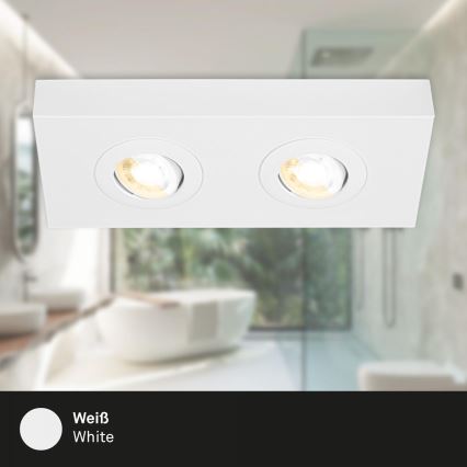 Briloner 3996026 - Spot CTS 2xLED/4W/230V 2700/4000K blanc
