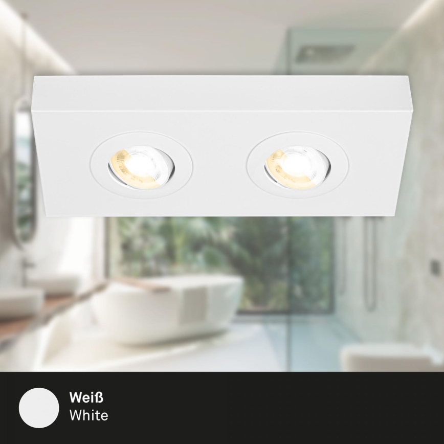 Briloner 3996026 - Spot CTS 2xLED/4W/230V 2700/4000K blanc