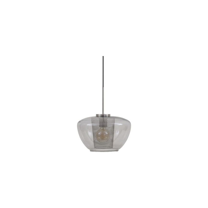 Briloner 4016-014 - Hanglamp met kabel SEVENTIES 1xE27/40W/230V rookgrijs