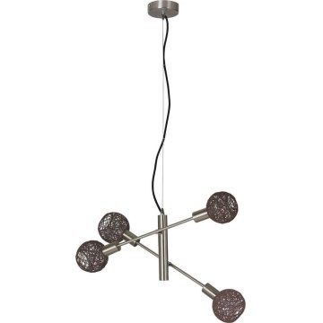 Briloner 4814-042 - Hanglamp aan koord NATURE 5xE14/5,5W/230V