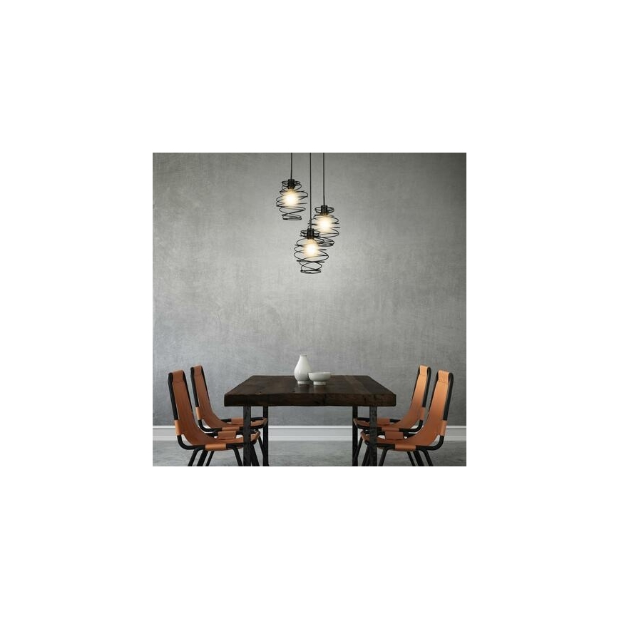 Briloner 4870-035 - Suspension sur câble 3xE27/60W/230V