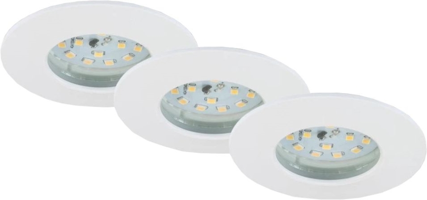 Briloner 6994-036 - Set van 3 LED-inbouwspots voor de badkamer LED/5W/230V IP44