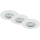 Briloner 6994-036 - Set van 3 LED-inbouwspots voor de badkamer LED/5W/230V IP44