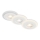 Briloner 7039036 - Lot de 3 spots LED encastrés pour salle de bains LED/5W/230V IP44 blanc