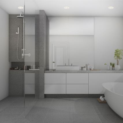 Briloner 7039036 - SET van 3 LED-inbouwspots voor de badkamer 3xLED/5W/230V IP44 wit