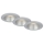 Briloner 7041-034 - SET 3x Hangende LED Badkamer plafond verlichting LED/4,9W/230V IP44 zilver