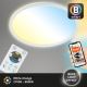 Briloner 7058-016 - LED dimbaar licht SLIM LED/18W/230V 2700-6500K Wi-Fi Tuya + afstandsbediening