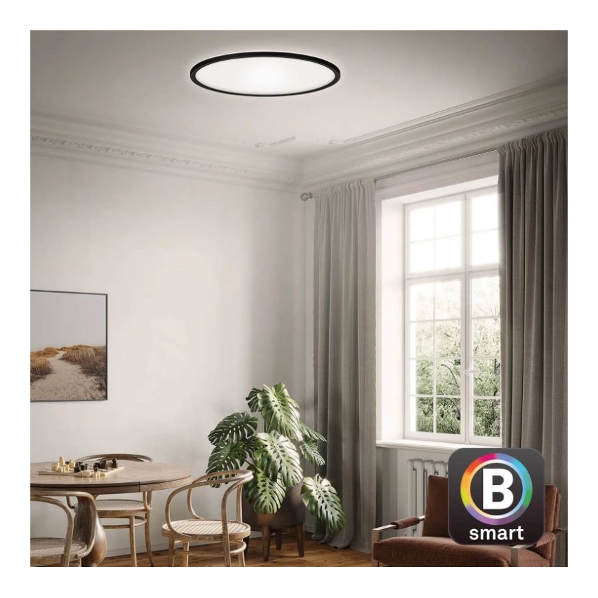 Briloner 7059-015 - Plafonnier à intensité variable SLIM LED/22W/230V 2700-6500K Wi-Fi Tuya + télécommande