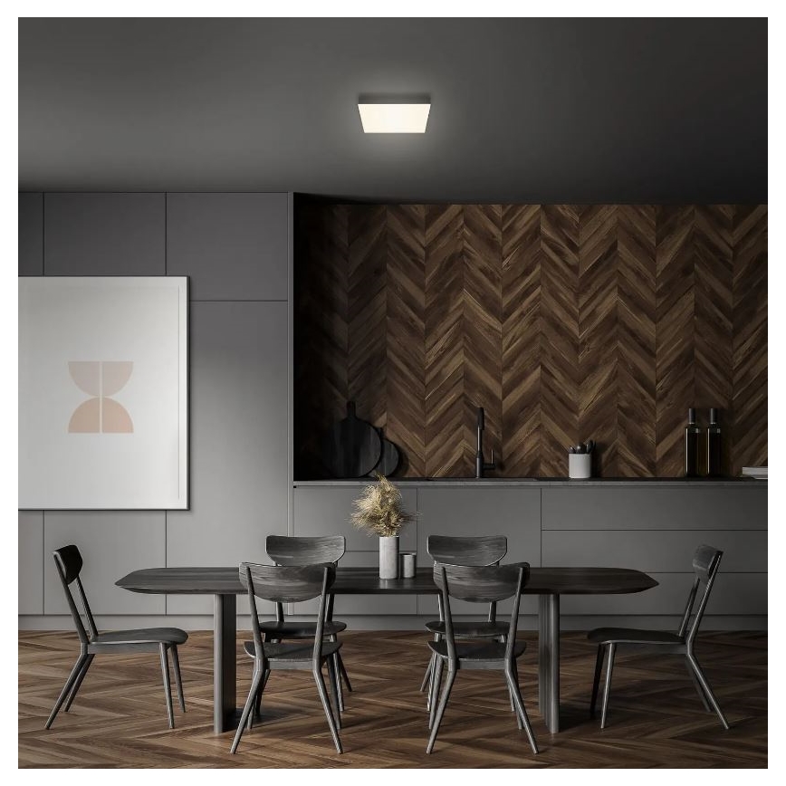 Briloner 7070-015 - LED Plafondlamp FLAME LED/16W/230V zwart