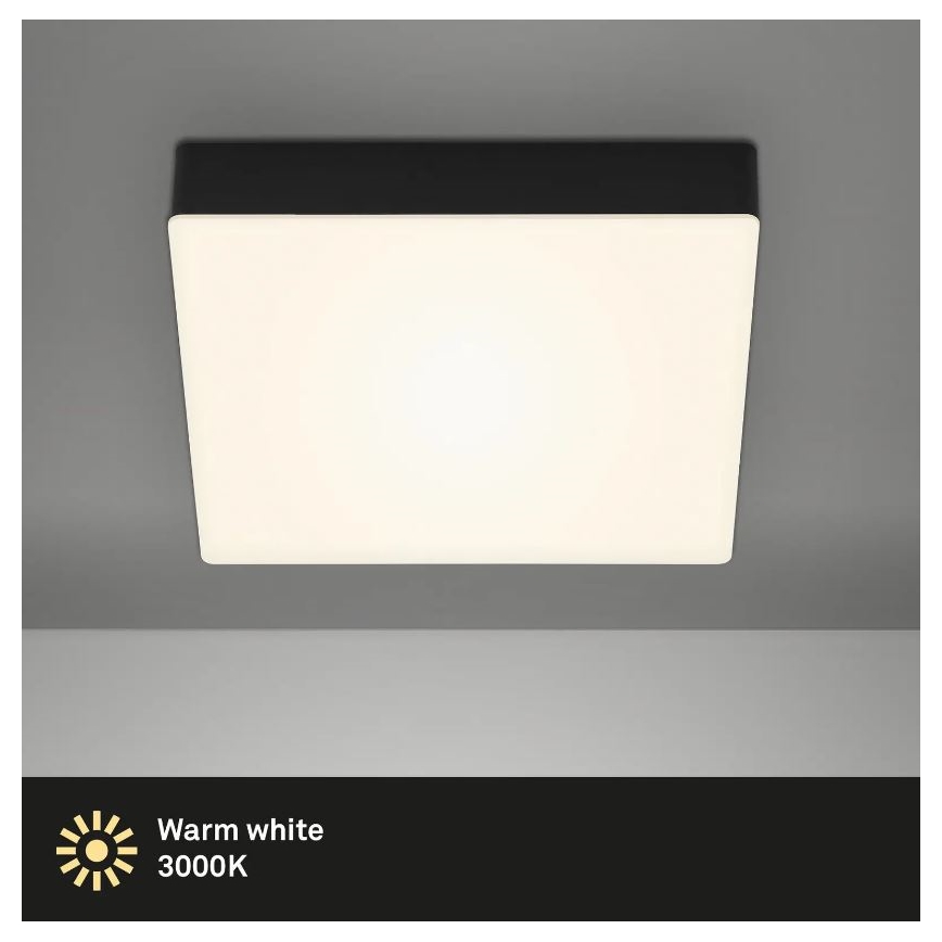 Briloner 7070-015 - Plafonnier LED FLAME LED/16W/230V noir