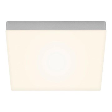 Briloner 7071-014 - Plafonnier FLAME LED/21W/230V 3000K 28,7x28,7 cm argent