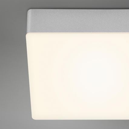 Briloner 7071-014 - Plafonnier FLAME LED/21W/230V 3000K 28,7x28,7 cm argent