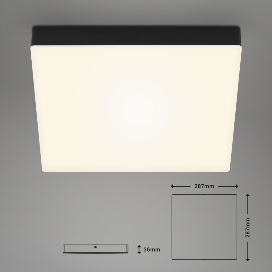 Briloner 7071015 - LED Plafondlamp FLAME LED/21W/230V zwart