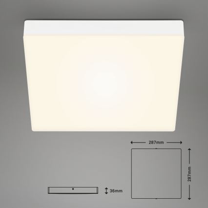 Briloner 7071016 - LED Plafondlamp FLAME LED/21W/230V wit