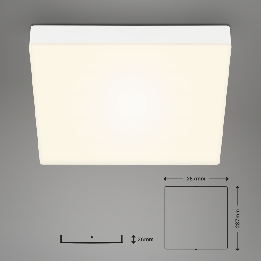 Briloner 7071016 - Plafonnier FLAME LED/21W/230V blanc