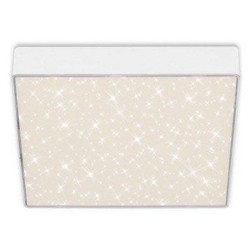 Briloner 7077-416 - Plafonnier STAR SKY LED/16W/230V 4000K 21x21 cm blanc
