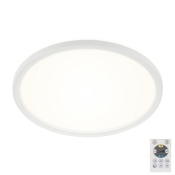 Briloner 7079-016 - LED dimbare plafondlamp SLIM LED/18W/230V 2700-6500K + afstandsbediening