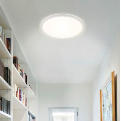 Briloner 7079-016 - LED dimbare plafondlamp SLIM LED/18W/230V 2700-6500K + afstandsbediening