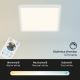 Briloner 7081-016 - Plafonnier LED à intensité variable SLIM LED/18W/230V 2700-6500K + télécommande