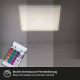 Briloner 7091-416 - LED RGBW Dimbare plafondlamp SLIM LED/22W/230V + afstandsbediening
