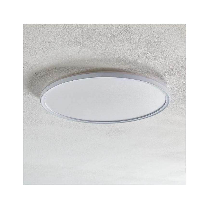 Briloner 7094-416 - Plafonnier LED RGBW à intensité variable SLIM LED/22W/230V + télécommande