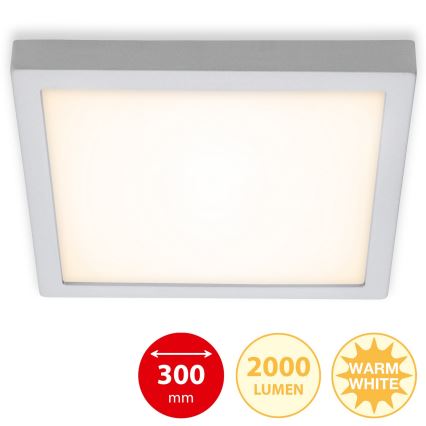 Briloner 7142-014 - LED Plafondlamp FIRE LED/21W/230V 3000K