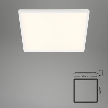 Briloner 7158-416 - LED plafondlamp SLIM LED/22W/230V 42x42 cm