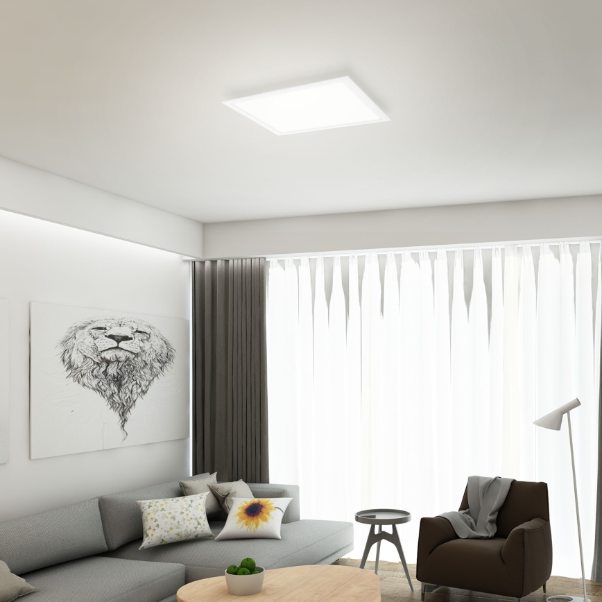Briloner 7179-016 - Plafonnier à intensité variable PIATTO LED/24W/230V 3000-6500K + télécommande