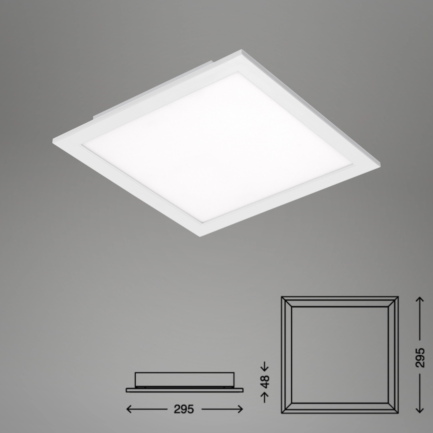 Briloner 7194-016 - Plafonnier LED à intensité variable SIMPLE LED/18W/230V 3000-6500K + télécommande