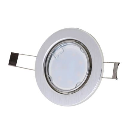 Briloner 7221-039 - LOT 3x suspension LED salle de bain 1xGU10/3W/230V IP23 argent