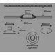 Briloner 7221-039 - LOT 3x suspension LED salle de bain 1xGU10/3W/230V IP23 argent