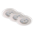 Briloner 7257-039 - SET 3x Hangende LED Badkamer plafond verlichting ATTACH LED/4,5W/230V IP44