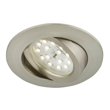 Briloner 7296-012 - LED dimbare badkamer inbouwspot ATTACH LED/6,5W/230V IP23 mat chroom