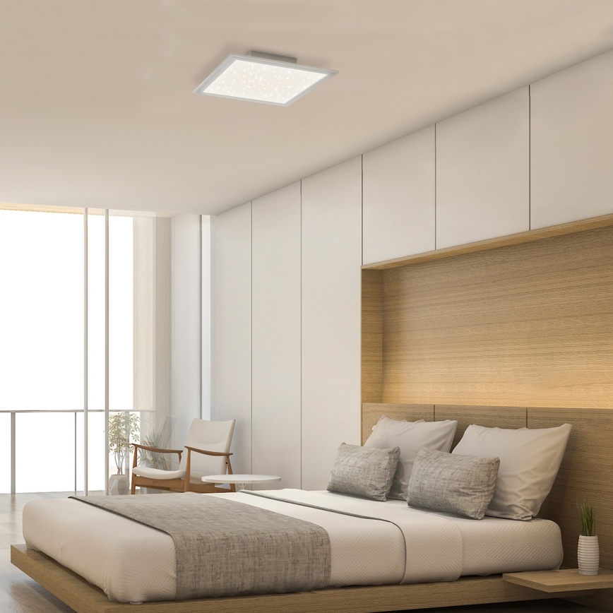 Briloner 7302-016 - Plafonnier à intensité variable STARRY SKY LED/23W/230V 3000-6000K + télécommande