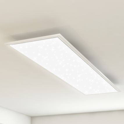 Briloner 7304-016 - Dimbare LED plafondlamp STARRY SKY LED/36W/230V 3000-6000K + afstandsbediening