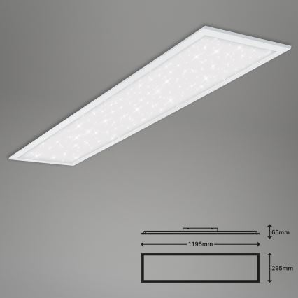 Briloner 7304-016 - Dimbare LED plafondlamp STARRY SKY LED/36W/230V 3000-6000K + afstandsbediening