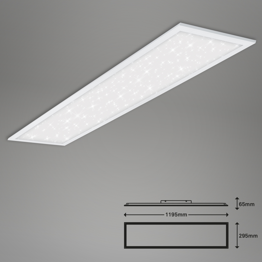 Briloner 7304-016 - Dimbare LED plafondlamp STARRY SKY LED/36W/230V 3000-6000K + afstandsbediening